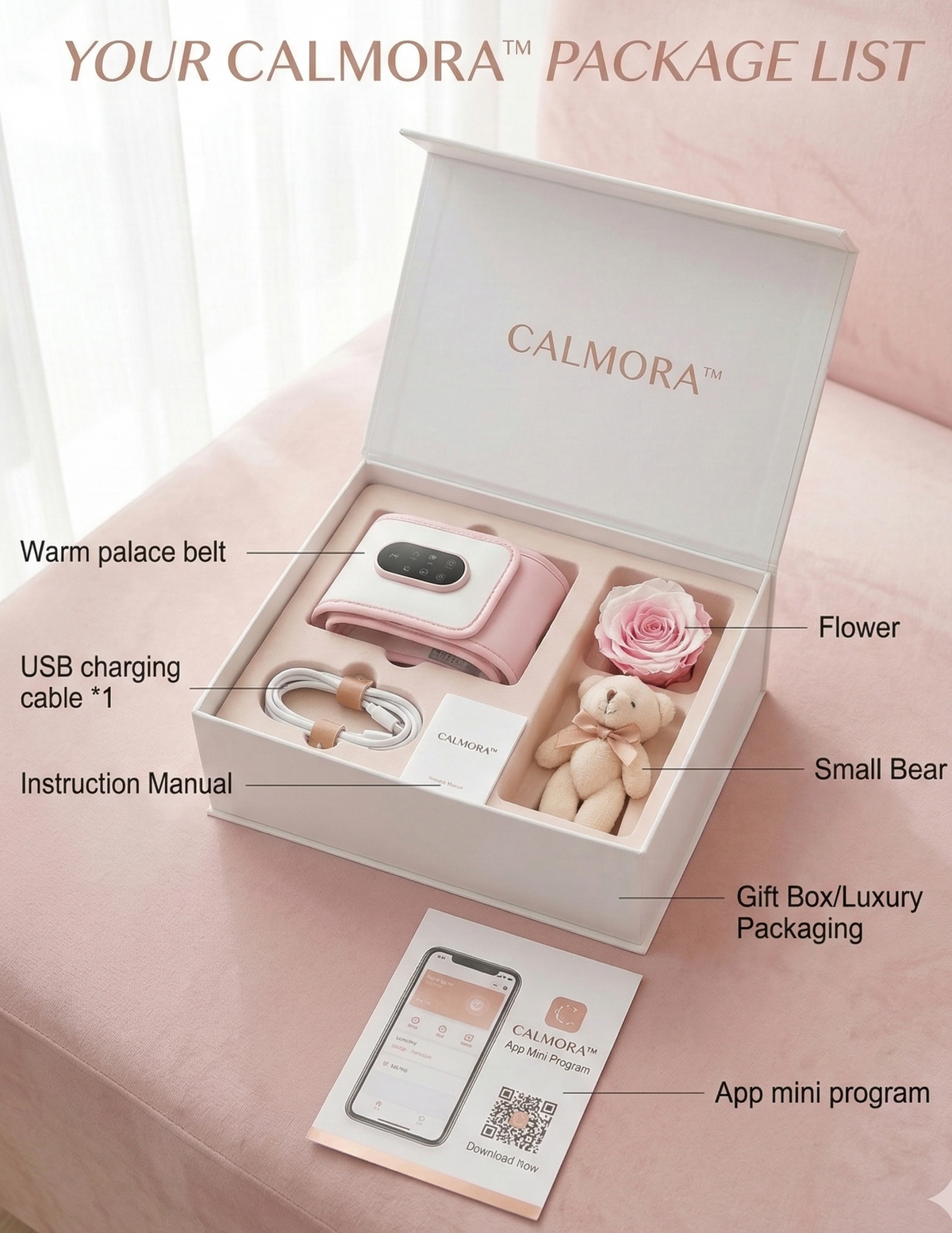 CALMORA™ - Instant, Cordless Menstrual Pain Relief